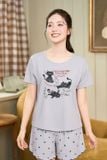  Bộ tăm lạnh đùi tay cộc cổ tròn in hình Paperbag Cats 