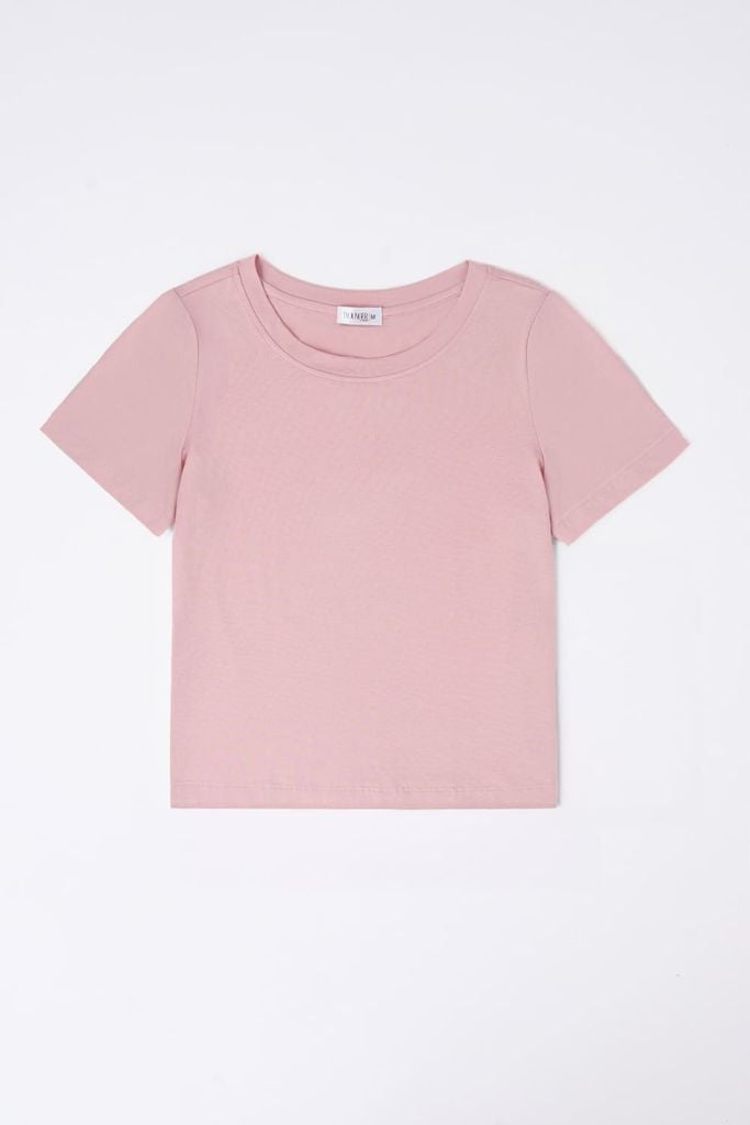  Áo phông nữ Younger by Cardina chất cotton basic cổ tròn 