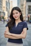  Áo cộc tay phối gấu 