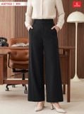 Quần dạ suông cạp cao gân trước 
