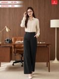  Quần dạ suông cạp cao gân trước 
