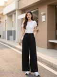  Quần dài nilen dáng suông cạp liền 