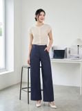  Quần suông bản cạp to hai khuy 