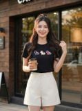  Quần đùi gió Jabin dáng A cạp cao chun sau 