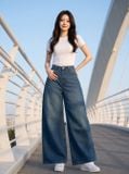  Quần jean mài xước ly gối 