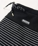  Quần suông cạp phối hông vải Nỉ kẻ ngang ấm áp cạp chun có dây điều chỉnh 