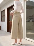  Quần lửng dáng suông culottes 