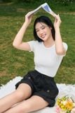  Quần đùi thô gió cạp chun dáng bí túi ốp 