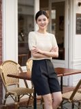  Quần short lửng chéo nhật cạp cao dáng A 