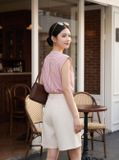  Quần short lửng chéo nhật cạp cao dáng A 