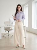  Quần suông kaki cạp cao diễu thân trước 