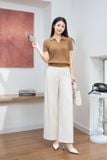  Quần suông có gân túi hàm ếch chất Kaki cạp sau chun co giãn 