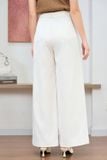  Quần suông có gân túi hàm ếch chất Kaki cạp sau chun co giãn 