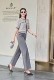  Quần Umi suông cạp cao gen bụng có túi hai bên 