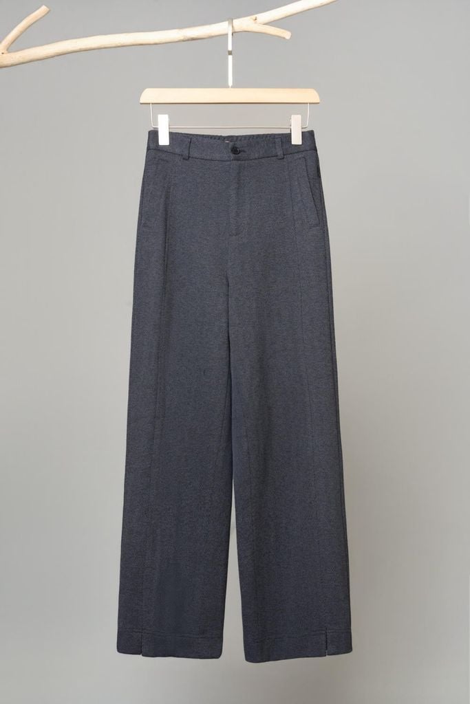  Quần Umi ống đứng họa tiết xương cá cạp cao tôn dáng 