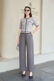  Quần Umi suông cạp cao gen bụng có túi hai bên 