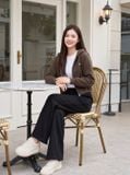  Quần umi suông cạp chun ống bổ kiểu 