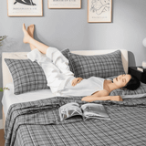  Vỏ chăn Cardina Dòng Home Living Vải dạ Kẻ caro 