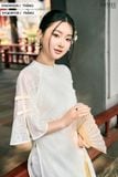  Áo dài ren Trúc Mai (Giá không kèm quần) 