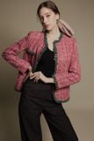  ROSE QUARTZ TWEED BLAZER 