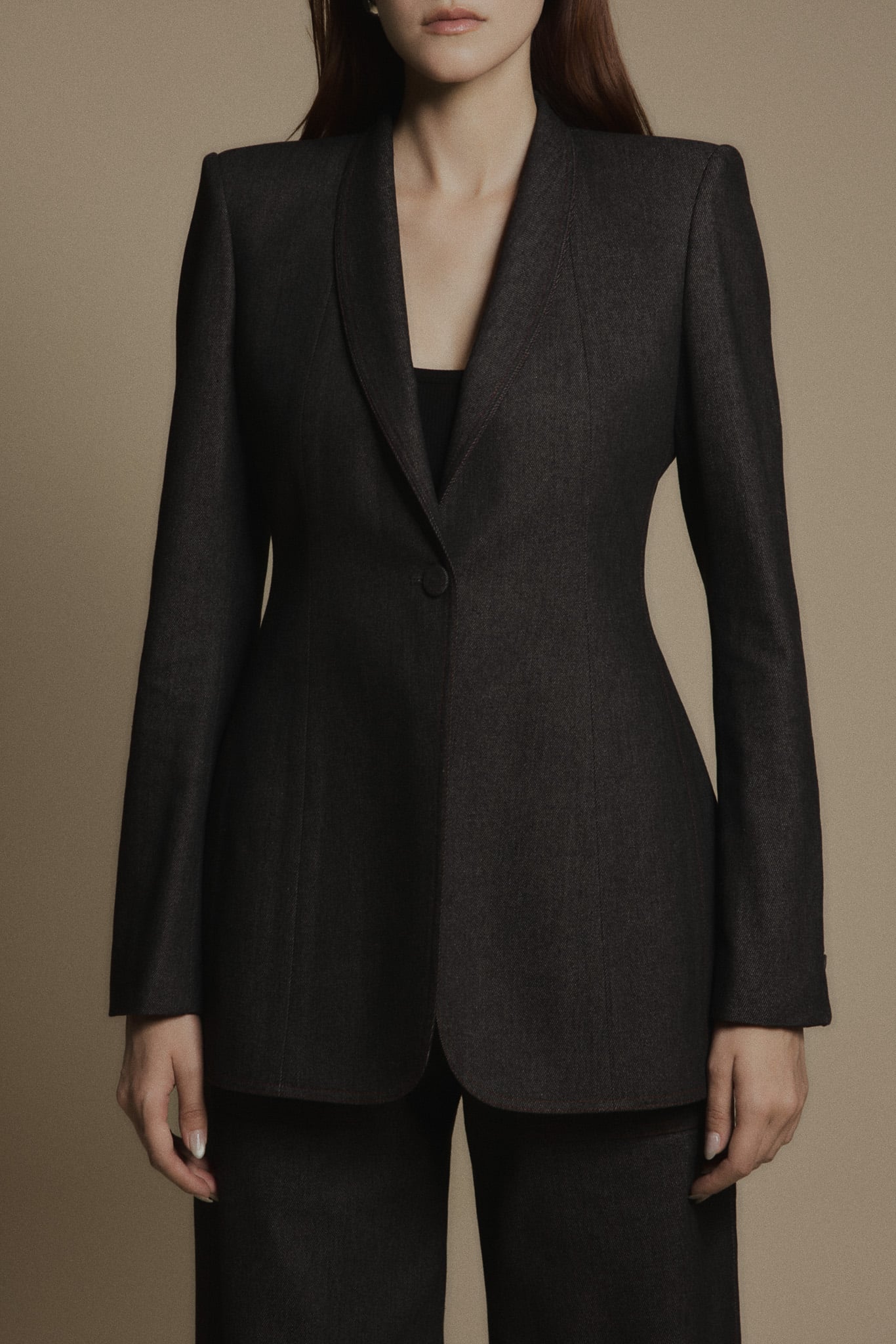  SLATE DENIM SUIT JACKET 