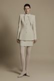  GRACE IVORY HIGH COLLAR SUIT JACKET 