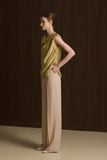  OLIEN DRAPED SILK TOP 