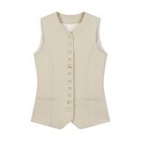  ÉTOFFE MINIMAL TAILORED VEST 