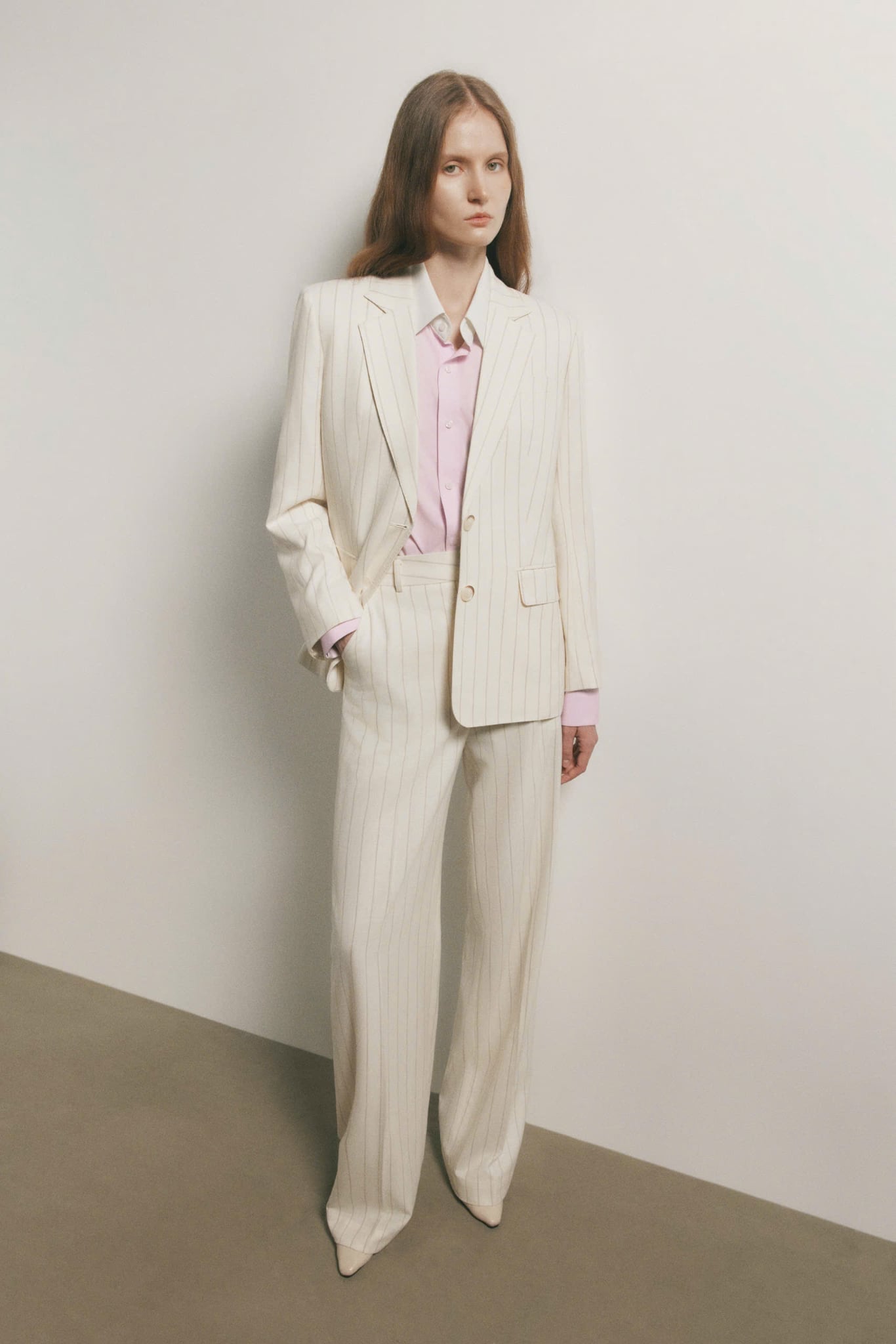  ASTER PINSTRIPE SUIT JACKET 