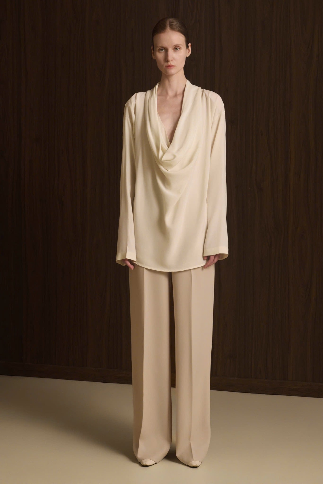  CÉLON DRAPED BLOUSE 