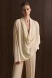  CÉLON DRAPED BLOUSE 