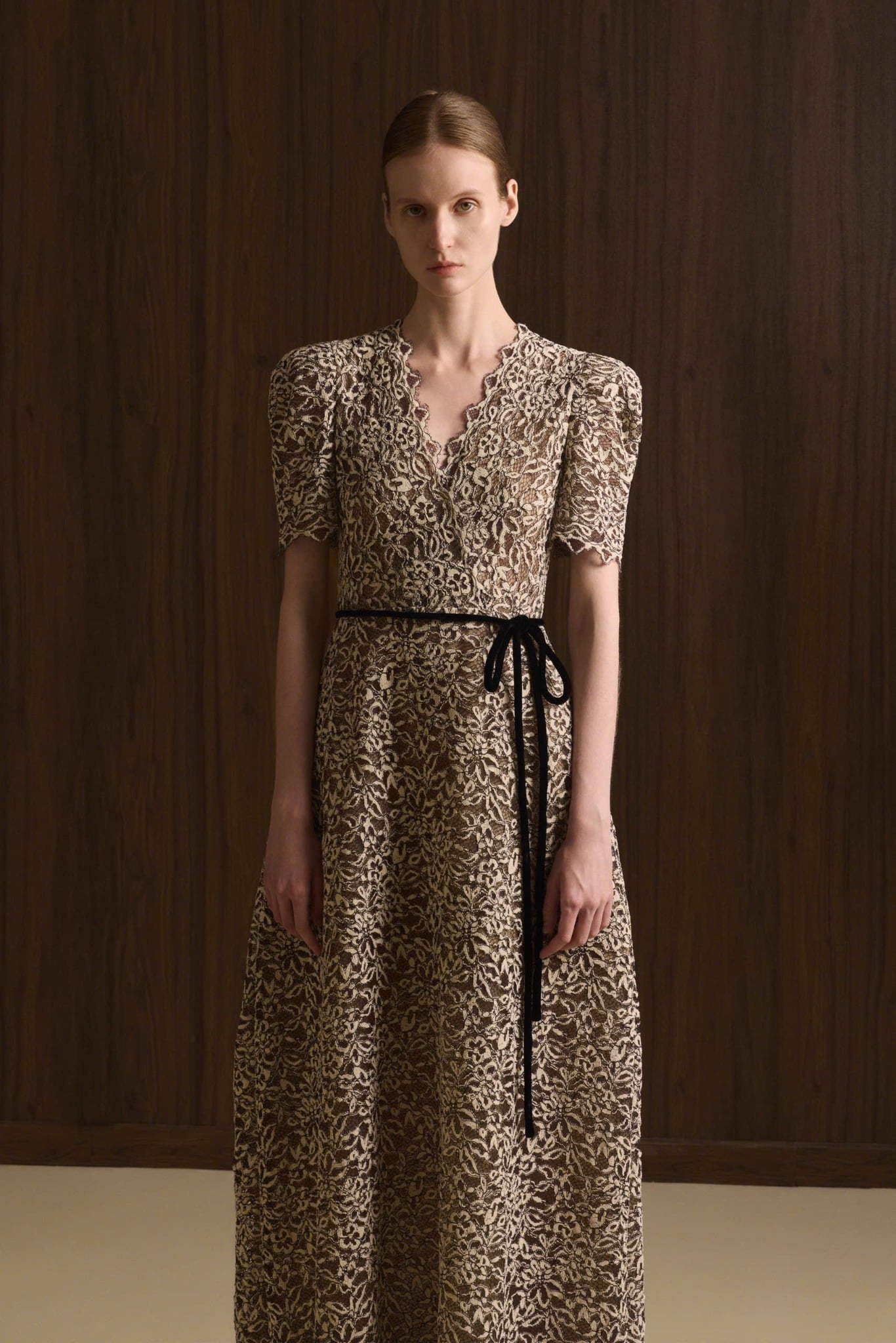  VALÉRA LACE RIBBON WAIST DRESS 