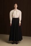  CLOUD SOFT TIE NECK BLOUSE 