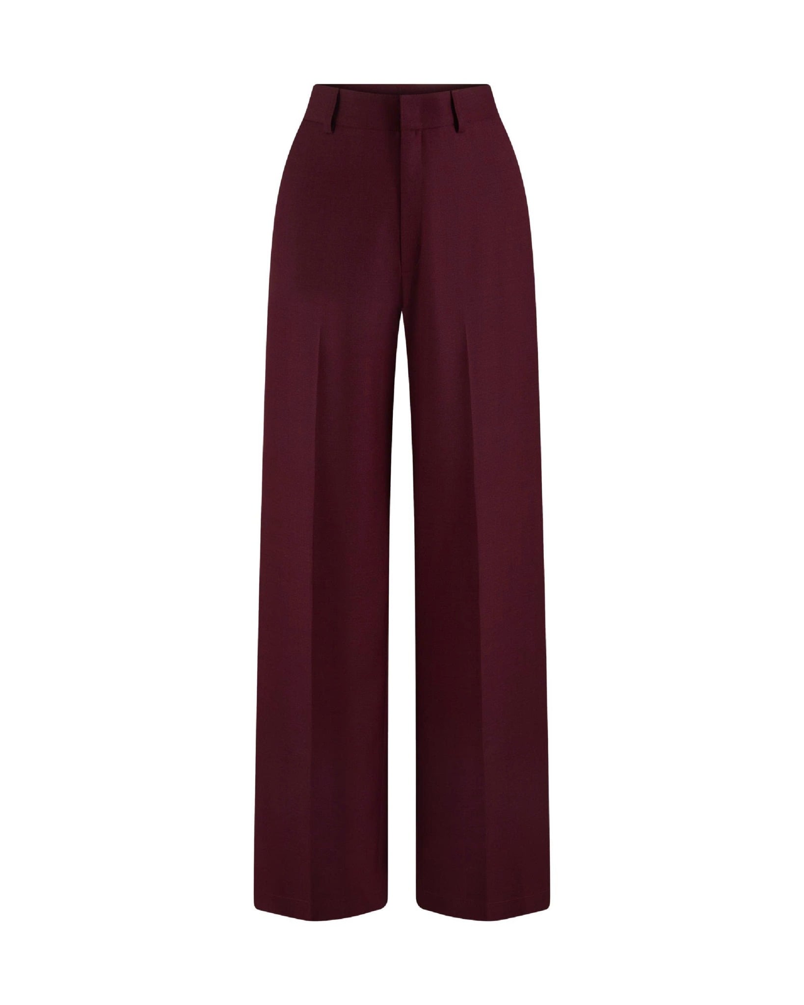  BURGUNDY SILENCE TROUSERS 