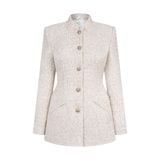  EASTERN PEARL TWEED MANDARIN JACKET 