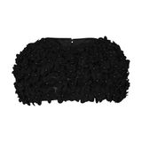  BLACK BLOOM 3D FLORAL CAPE 