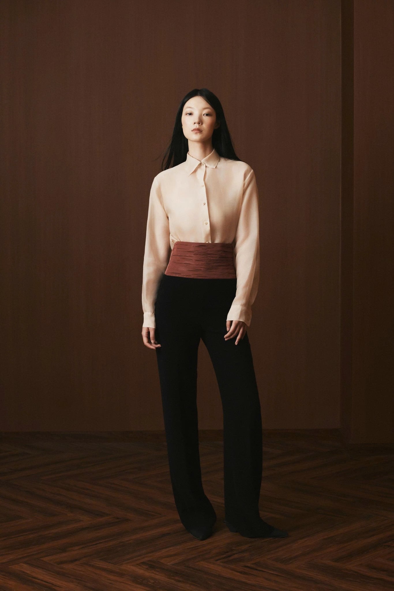  CAMILLE ORGANZA SHIRT 