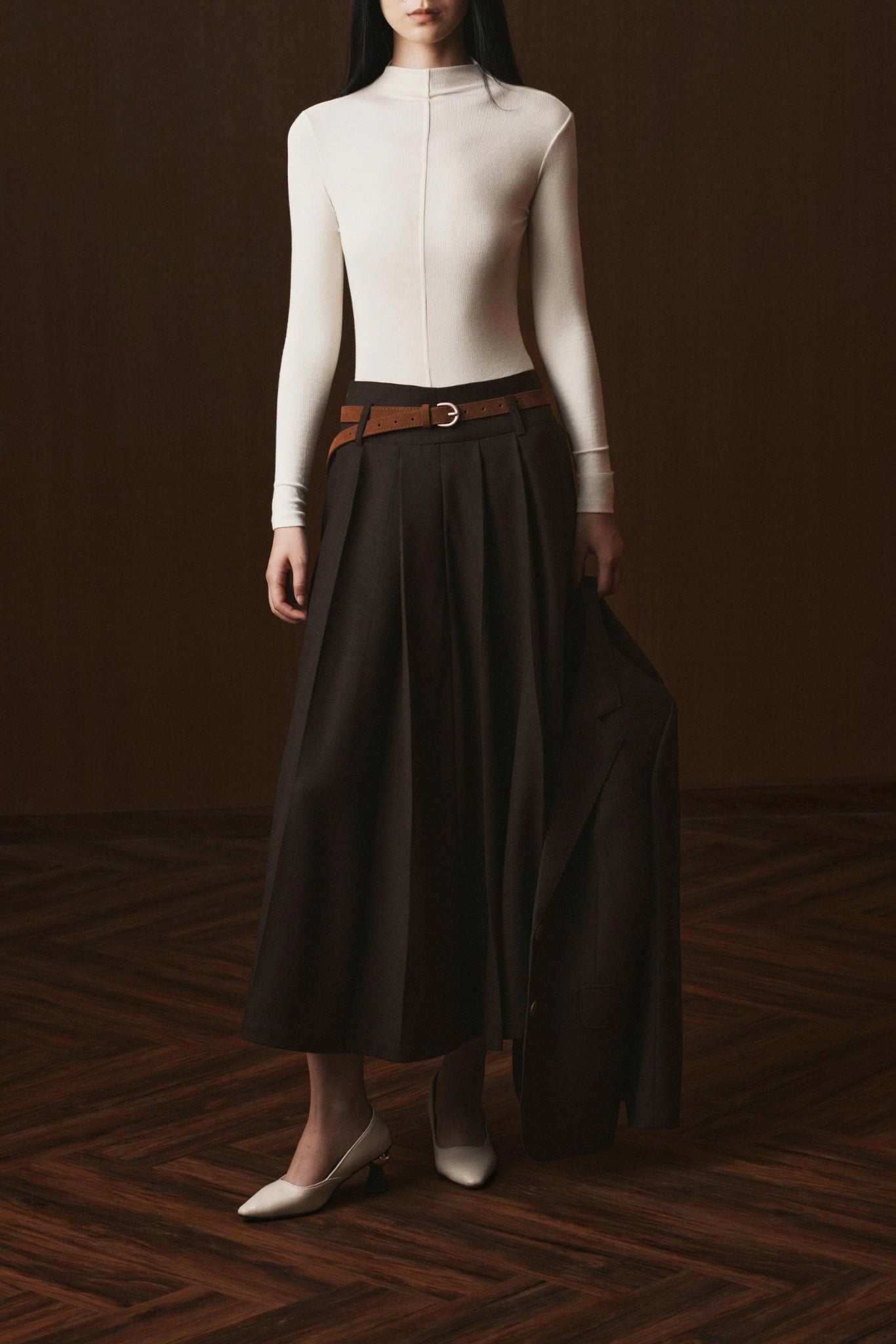  AUBURN PLEATED SKIRT 