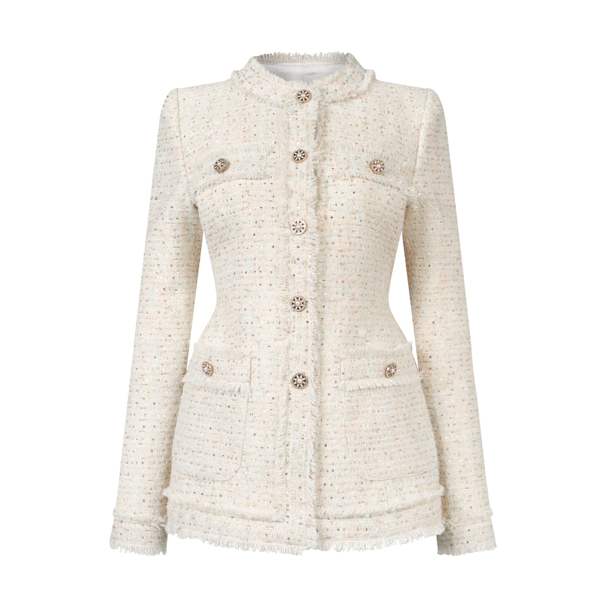  IVORY CREST TWEED JACKET 
