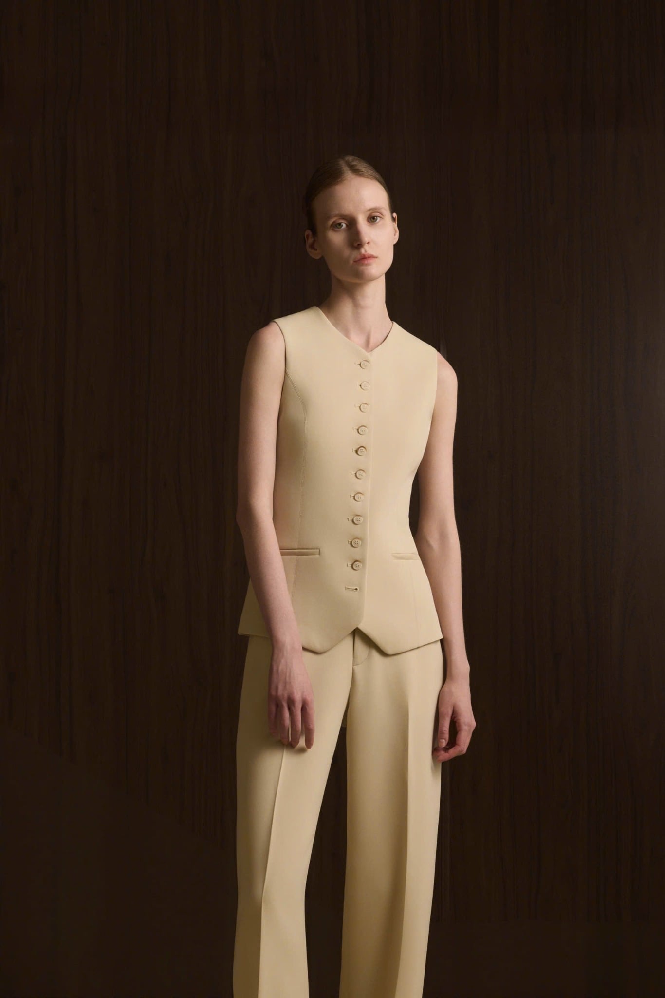  ÉTOFFE MINIMAL TAILORED VEST 