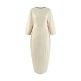  LUNE SCULPED MIDI DRESS 