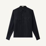  MIDNIGHT SILK BLOUSE 