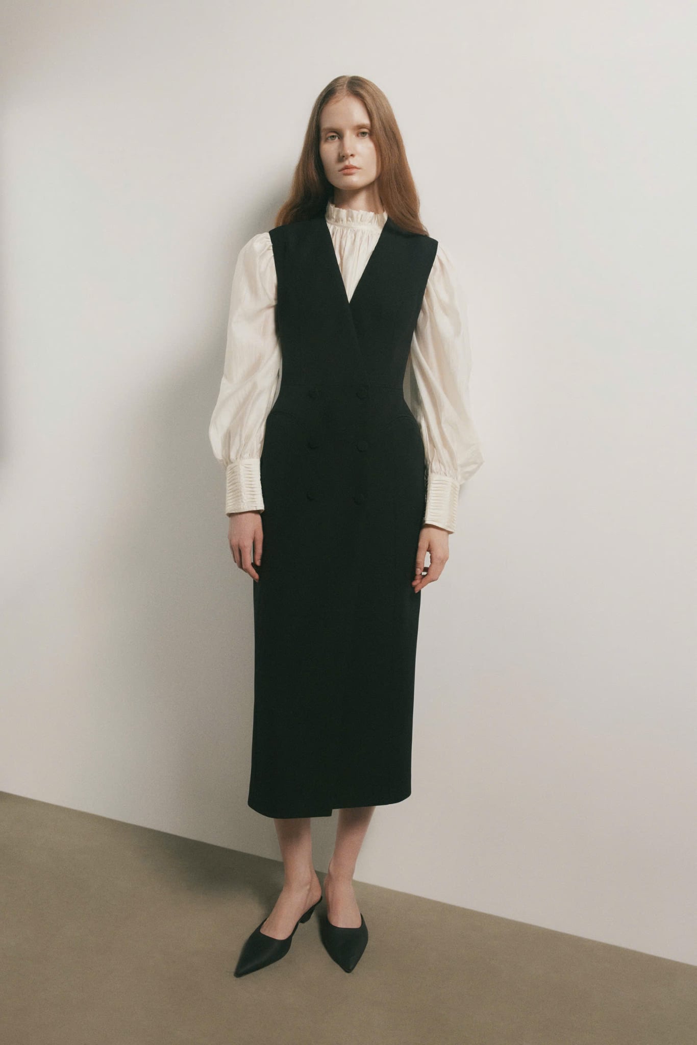  LIORA GATHERED BLOUSE 