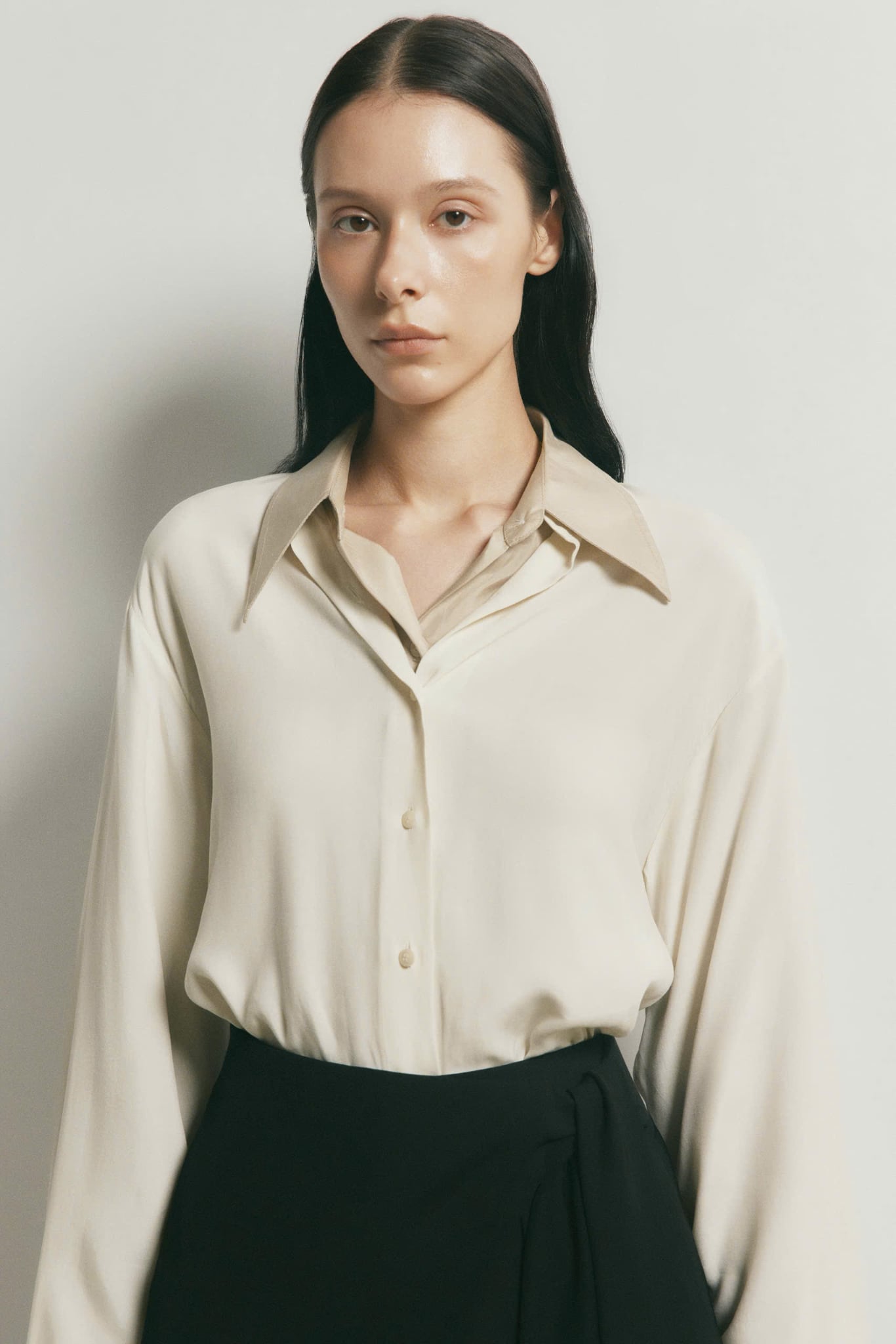  NERIA WHITE CUPRO SHIRT 