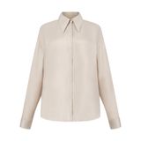  NUDE RELAXED SILK SHIRT 