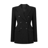  OBSIDIAN PINSTRIPE DOUBLE JACKET 