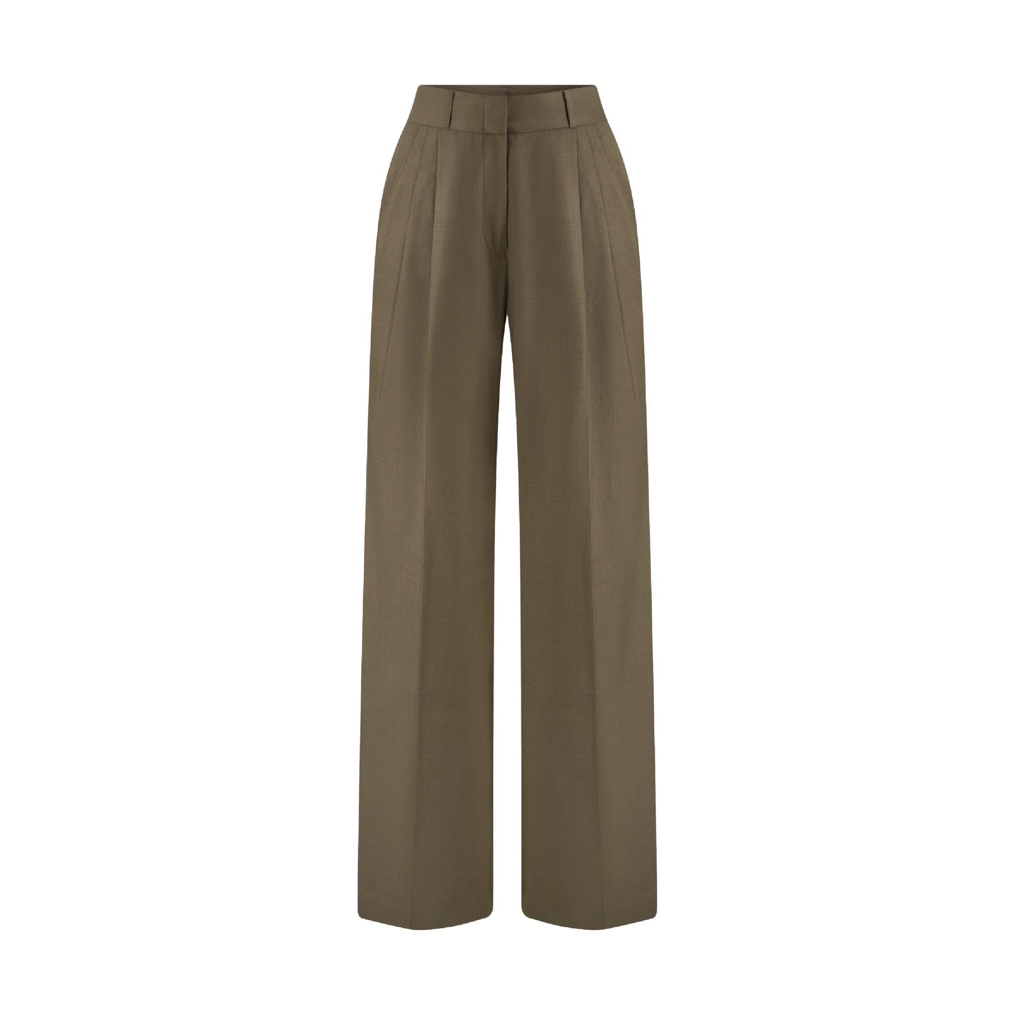  OBSIDIAN WOOL TROUSERS 