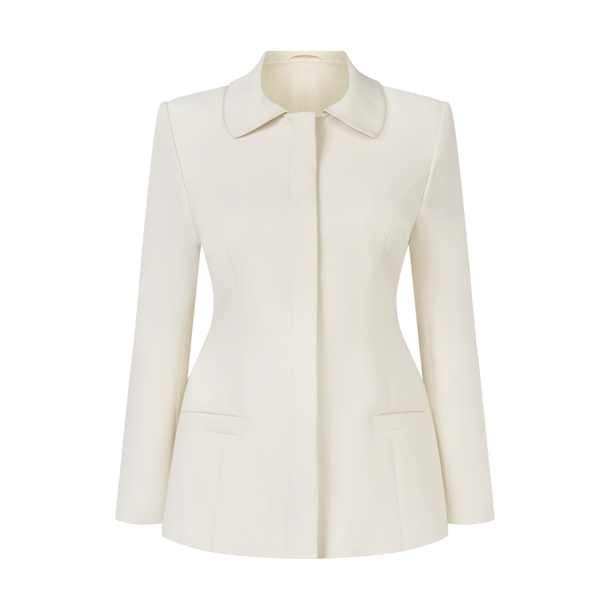  PEARL IVORY PETER PAN SUIT JACKET 