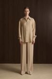  NUDE RELAXED SILK SHIRT 
