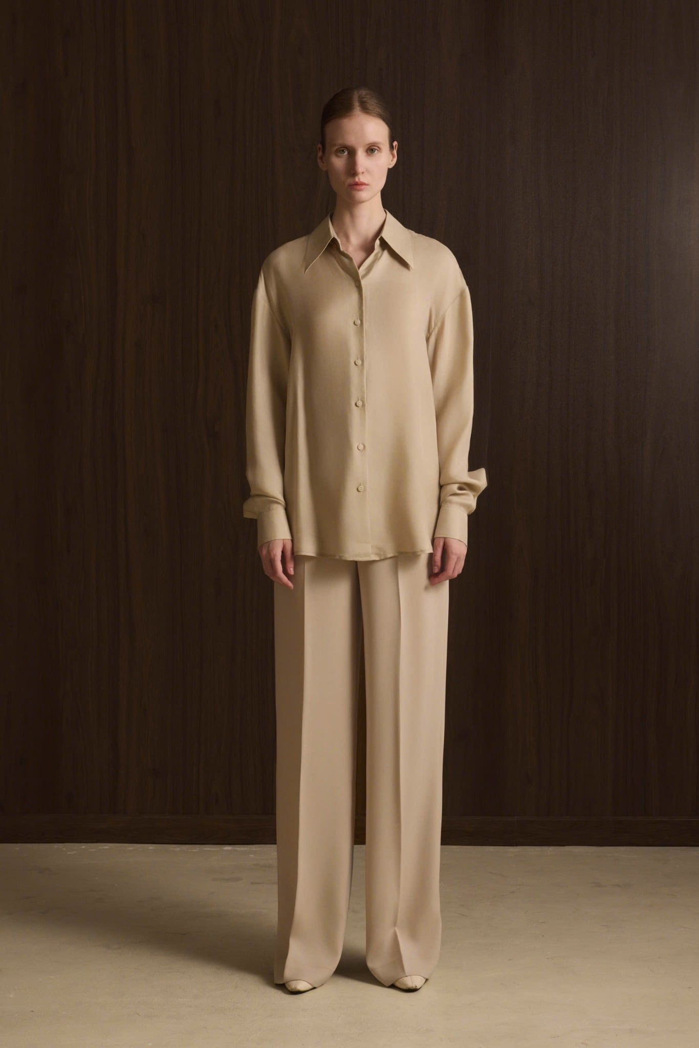  NUDE FLUID WIDE TROUSERS 